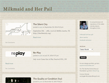 Tablet Screenshot of milkmaidandherpail.com